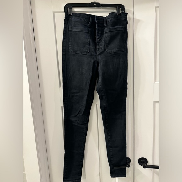 American Eagle Blue Ne(x)t Level Super Hi-Rise Jegging size 12 - Picture 1 of 6